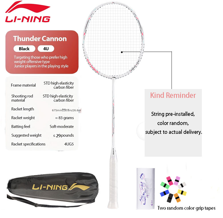Li-Ning Thunder Mini Cannon Ta - Li Ning Racket incelemesi ve fiyatı